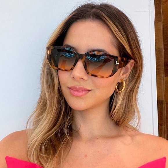 NEW TOM FORD WOMEN SUNGLASSES TOM FORD SILVANO-02 TF989 55B NEW FT0989/S - Picture 4 of 12